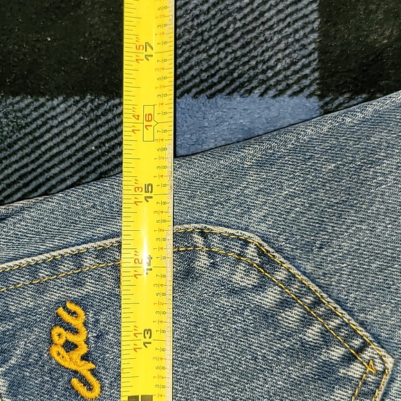 Vintage. CHIC by H.I.S. Jeans. Slight Flare. Zipper-fly. Women's size 6/7 - Picture 8 of 15